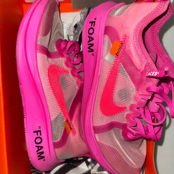 Nike Zoom Fly Off-White Pink - Picture 6 of 6